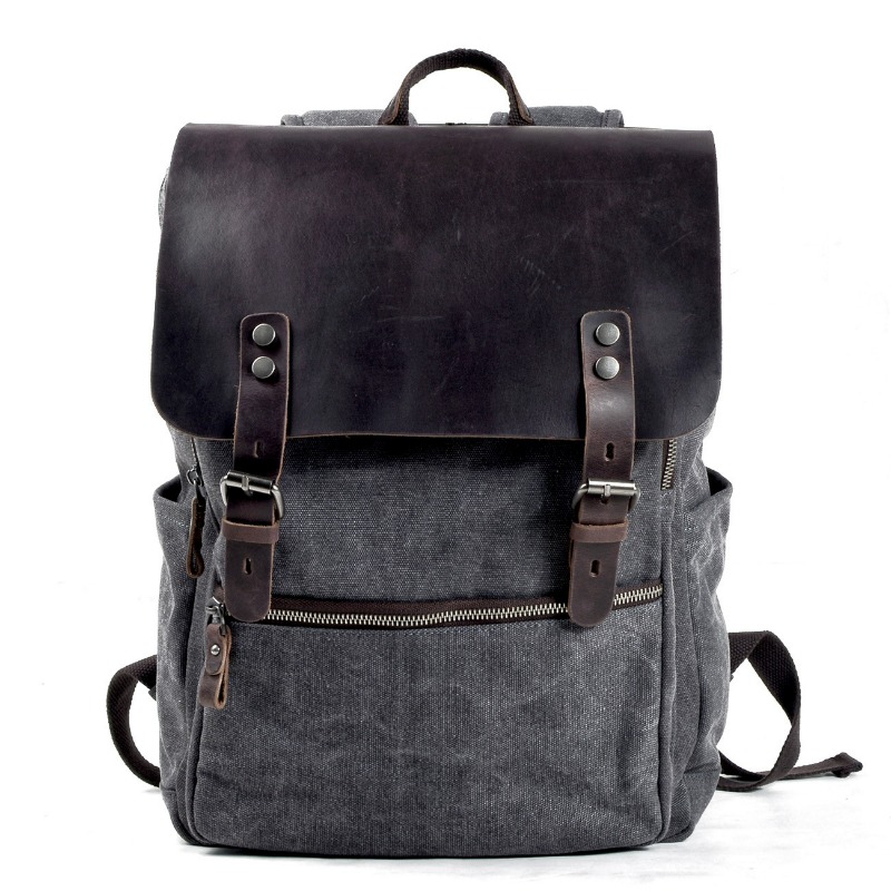 Canvas Backpack Casual - 2026 New Vintage Fashion Laptop Backpack