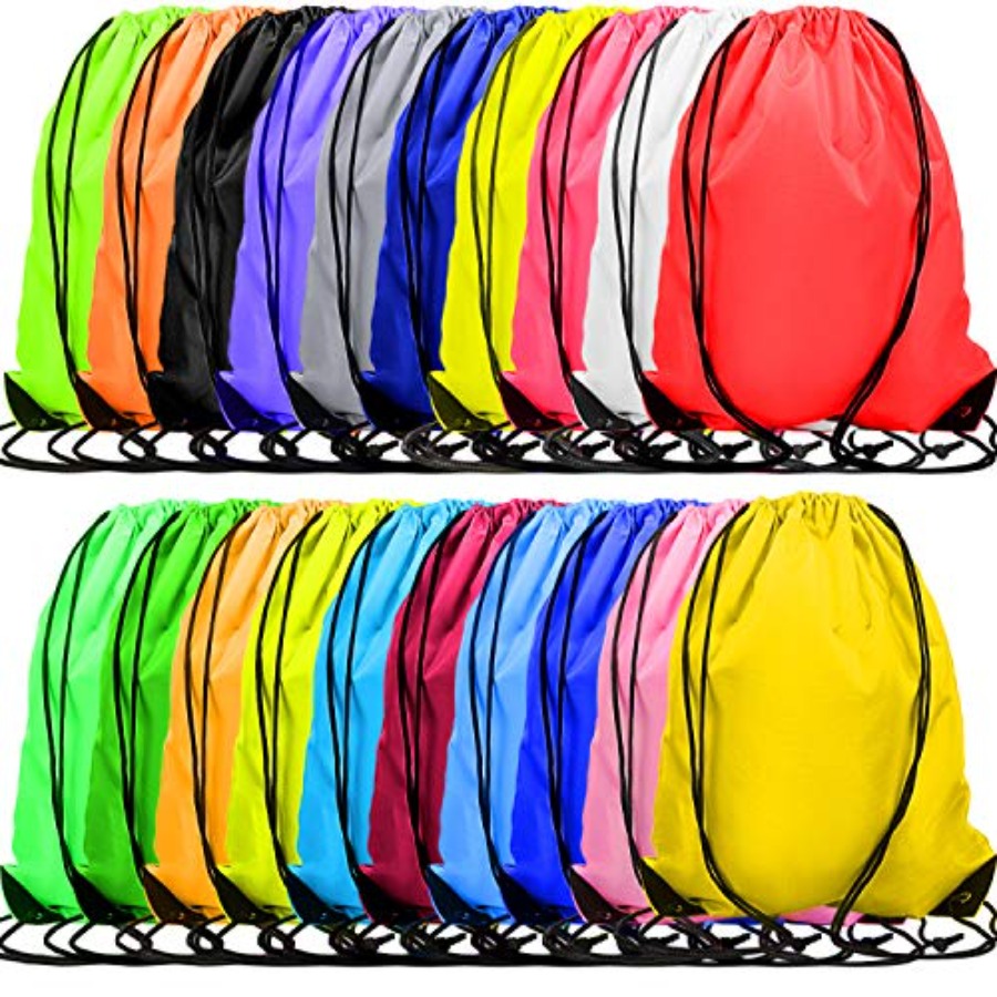 Drawstring Gym Bag - 60 Pieces Drawstring Backpack Bags Sports