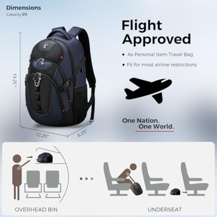 Design Laptop Backpack with US - Laptop Backpack 15.6 reseña y precio