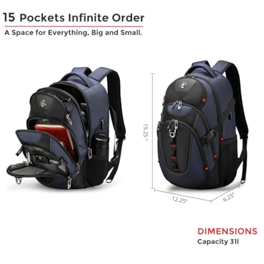Design Laptop Backpack with US - Laptop Backpack 15.6 reseña y precio