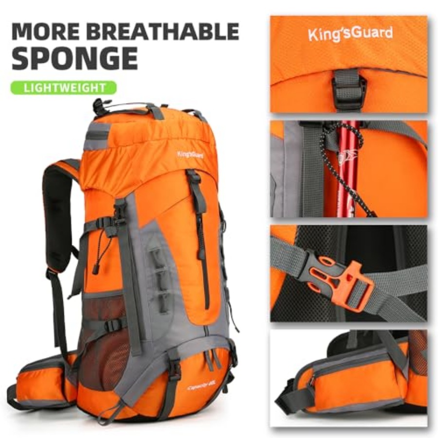 60L Hiking Backpack for Men an - Hiking Backpack Waterproof reseña y precio