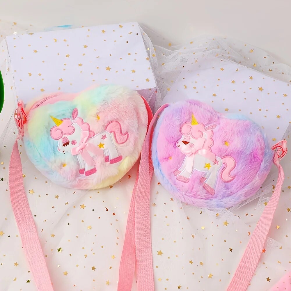 Cute Unicorn For Girls Plush H - Mini Backpack Purse reseña y precio