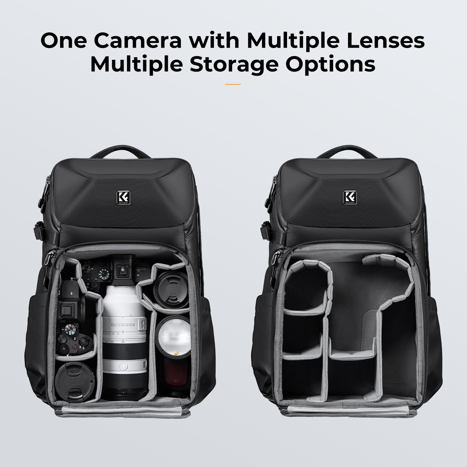 K&F CONCEPT 20L Camera Backpac - Laptop Backpack 15.6 reseña y precio