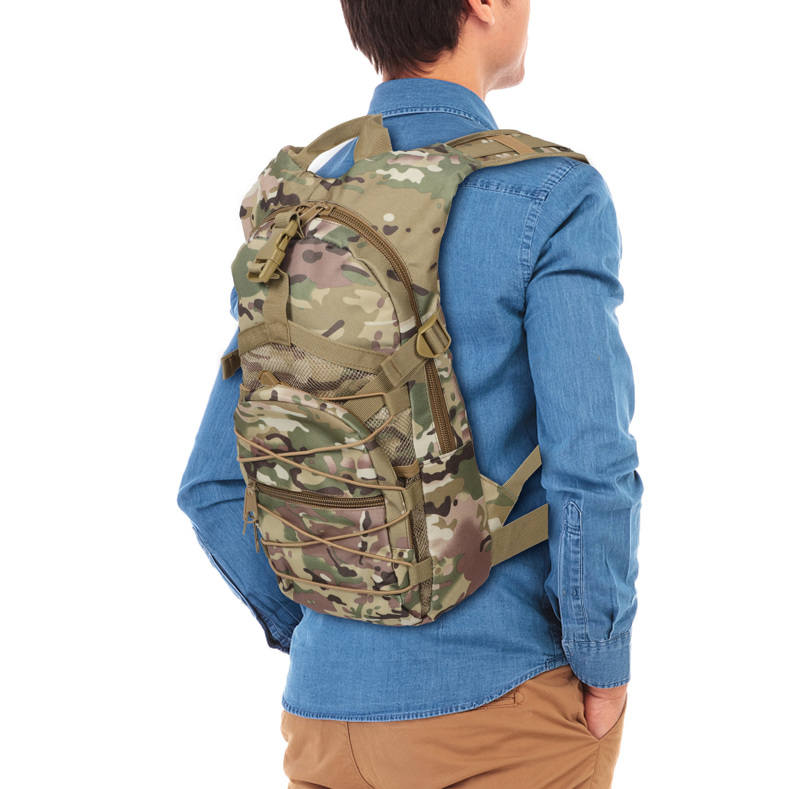 Military Style Camouflage Back - Rucksack Military Style reseña y precio