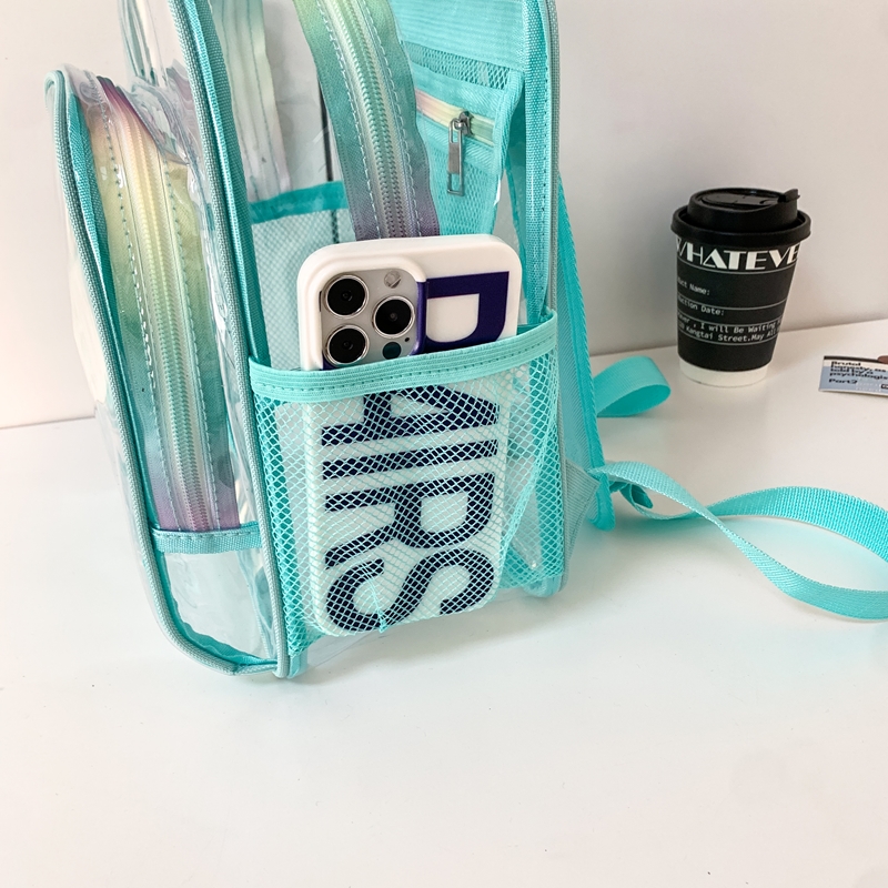PVC Transparent Zipper Large C - Fashion Backpack Women reseña y precio