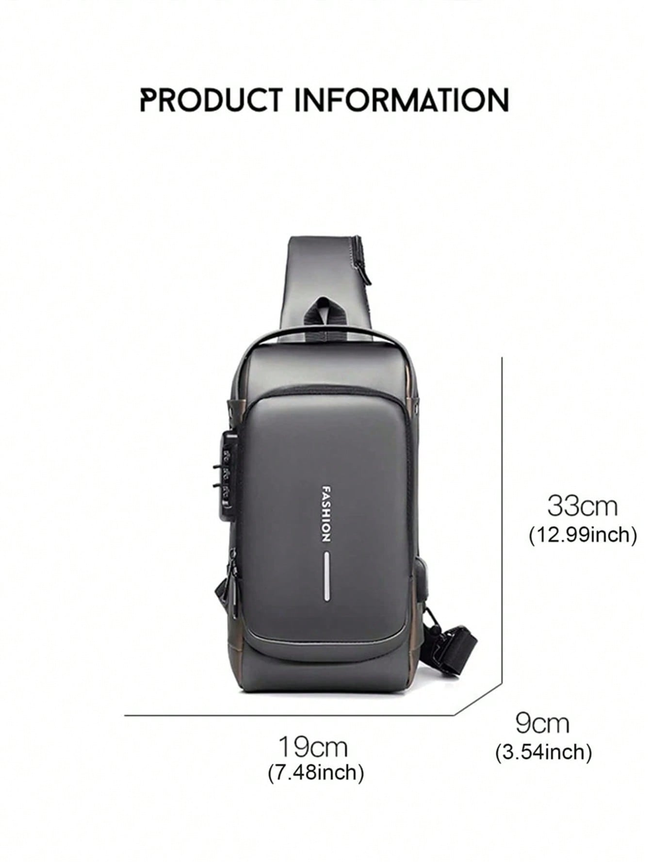 Men's Bags Shoulder Messenger  - Sling Backpack Shoulder reseña y precio