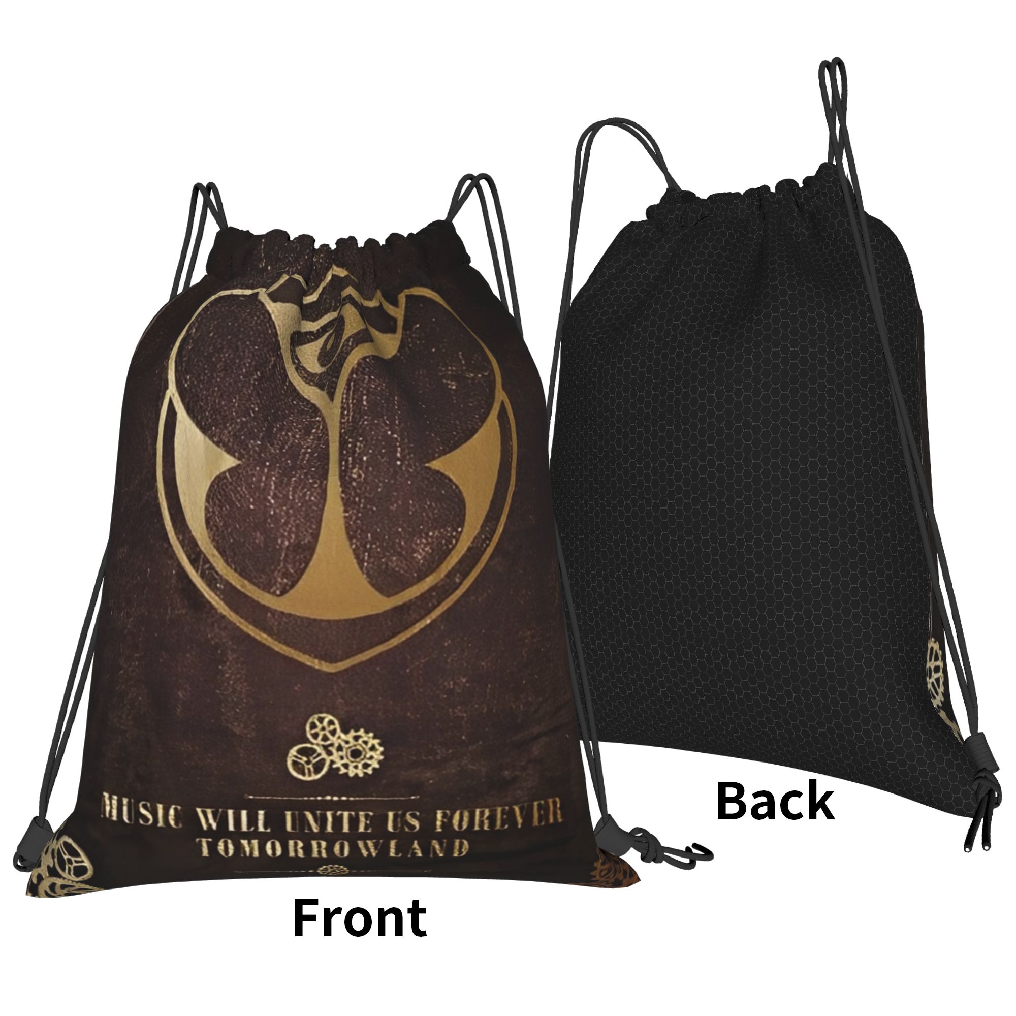 Tomorrowlands  Drawstring Bags - Drawstring Gym Bag reseña y precio