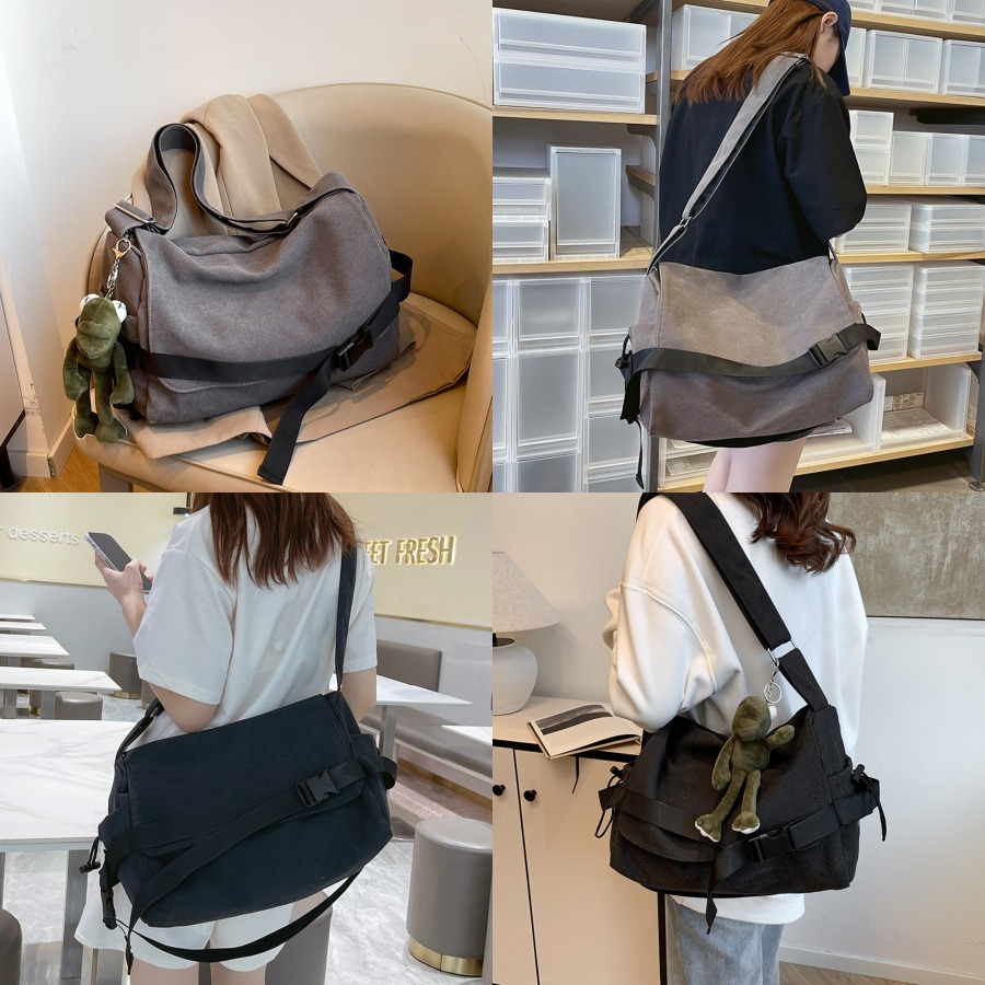 【New Arrival】Black Canvas Cros - Canvas Backpack Casual reseña y precio