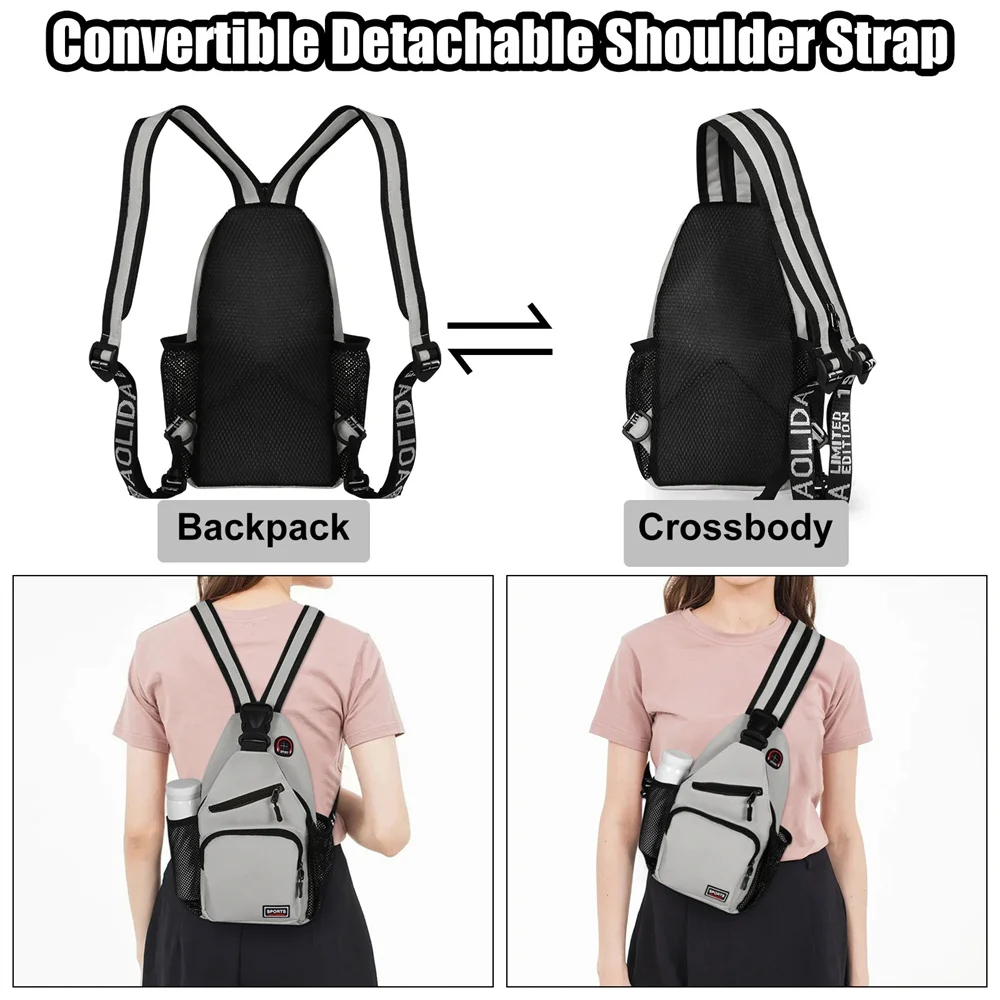 Multi-pocket Casual Chest Bag  - Sling Backpack Shoulder reseña y precio