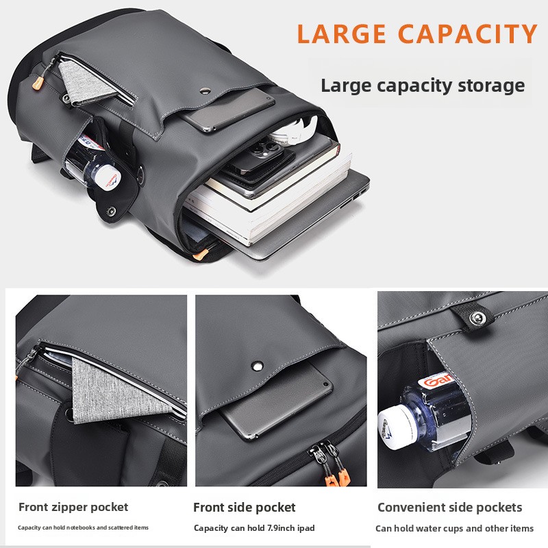 Men's Large Capacity Laptop Ba - Business Backpack Brief reseña y precio