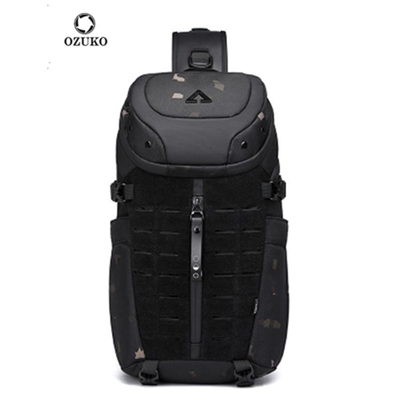 Ozuko Chest Bag Cross bag men  - Travel Backpack Anti Theft reseña y precio