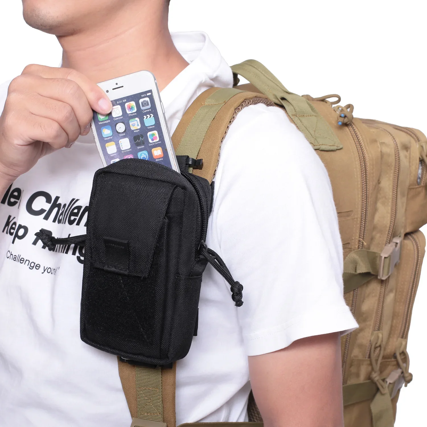 Molle Backpack Strap Bag Phone - Backpack Insert Organizer reseña y precio