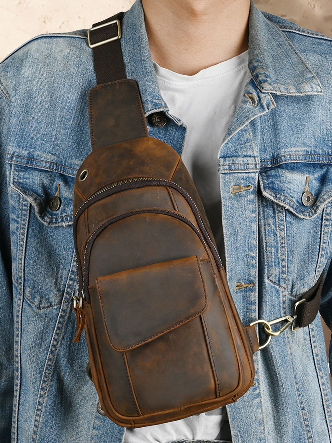 Designer Luxury Multifunction  - Leather Backpack Vintage reseña y precio