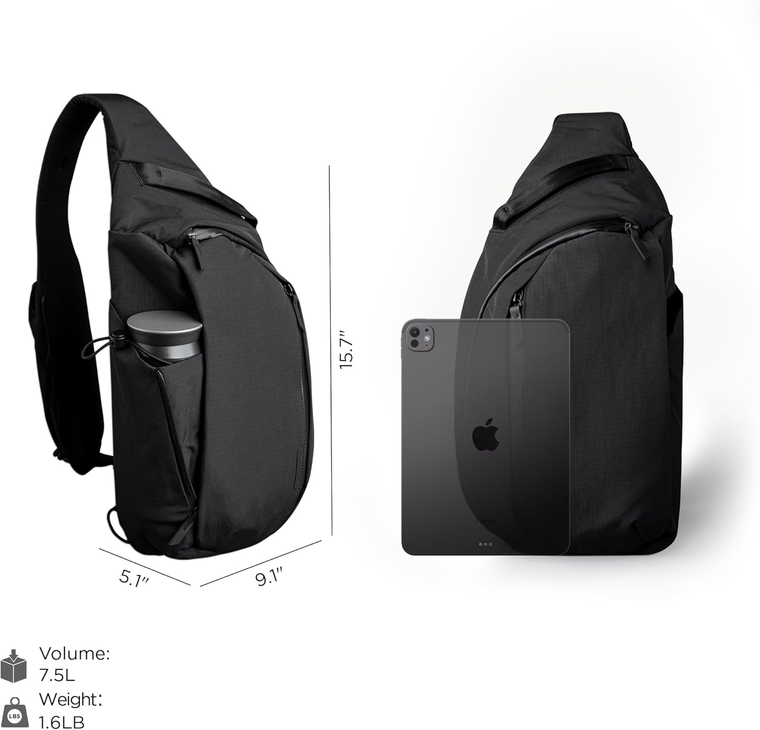 Metro Crossbody Left Shoulder  - Sling Backpack Shoulder reseña y precio