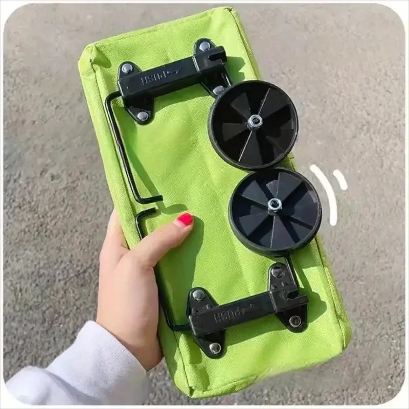 1pc Portable Shopping Cart wit - Foldable Backpack Small reseña y precio