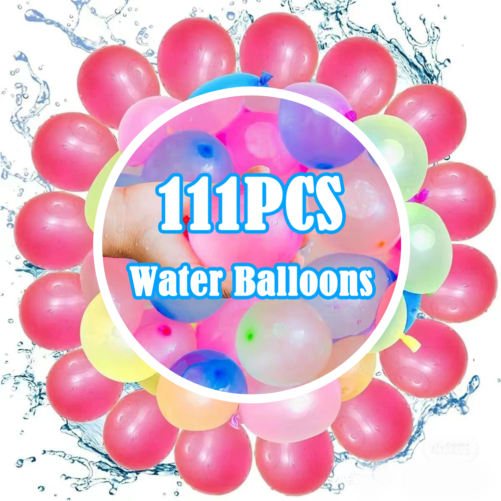 111pcs/bag Water Balloons Rapi - Hydration Pack Outdoor reseña y precio