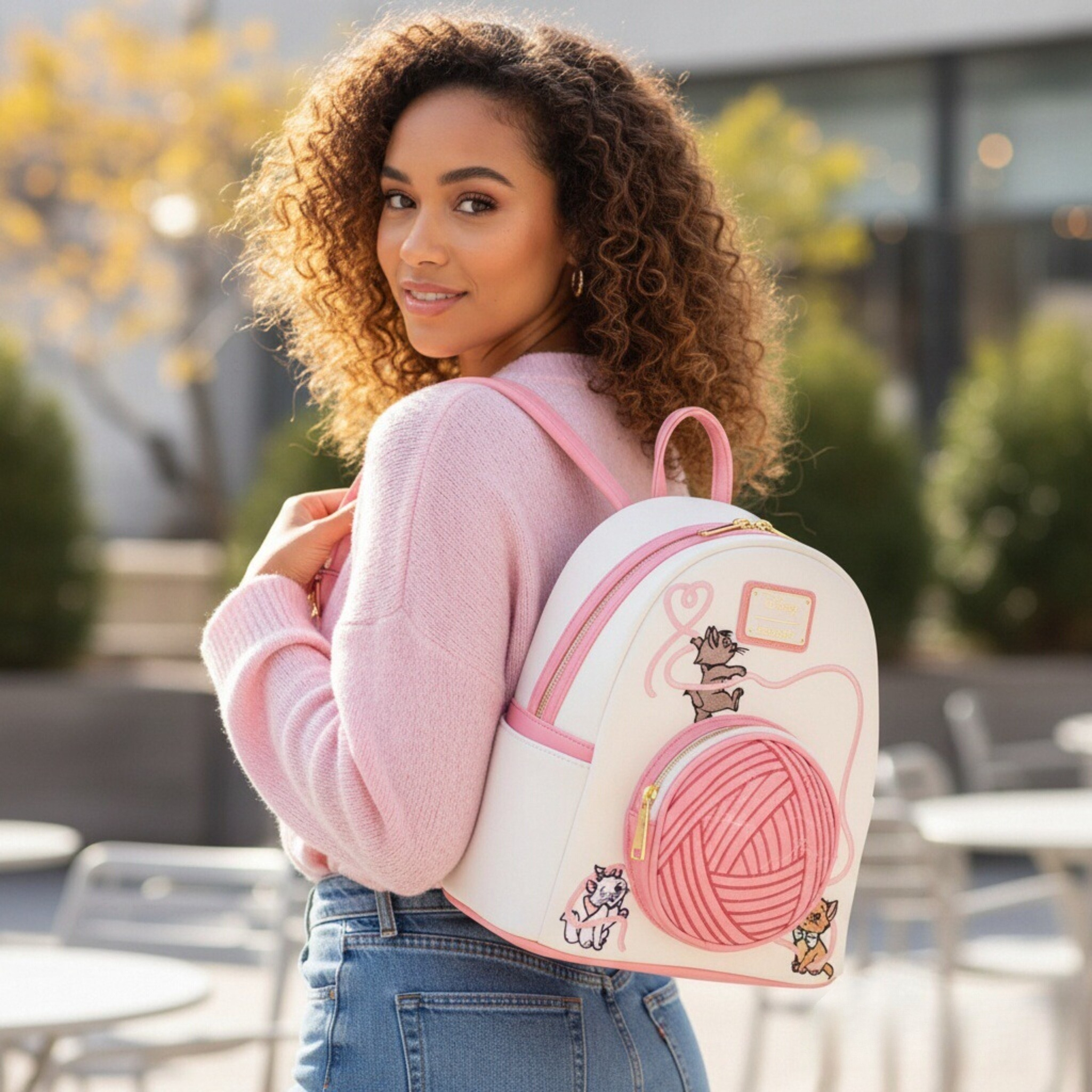 The Aristocats Marie Floral Al - Fashion Backpack Women reseña y precio