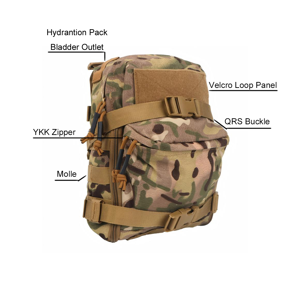 Mini Hydration Bag Outdoor Tac - Hydration Pack Outdoor reseña y precio