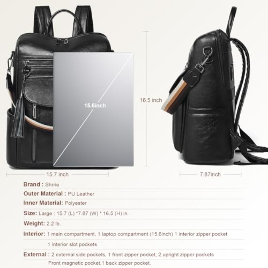 Laptop Backpack for Women 15.6 - Laptop Backpack 15.6 reseña y precio