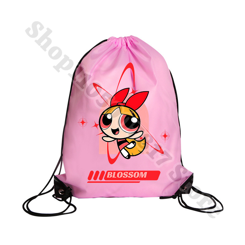 Kawaii The Powerpuffs Girls Ca - Drawstring Gym Bag reseña y precio
