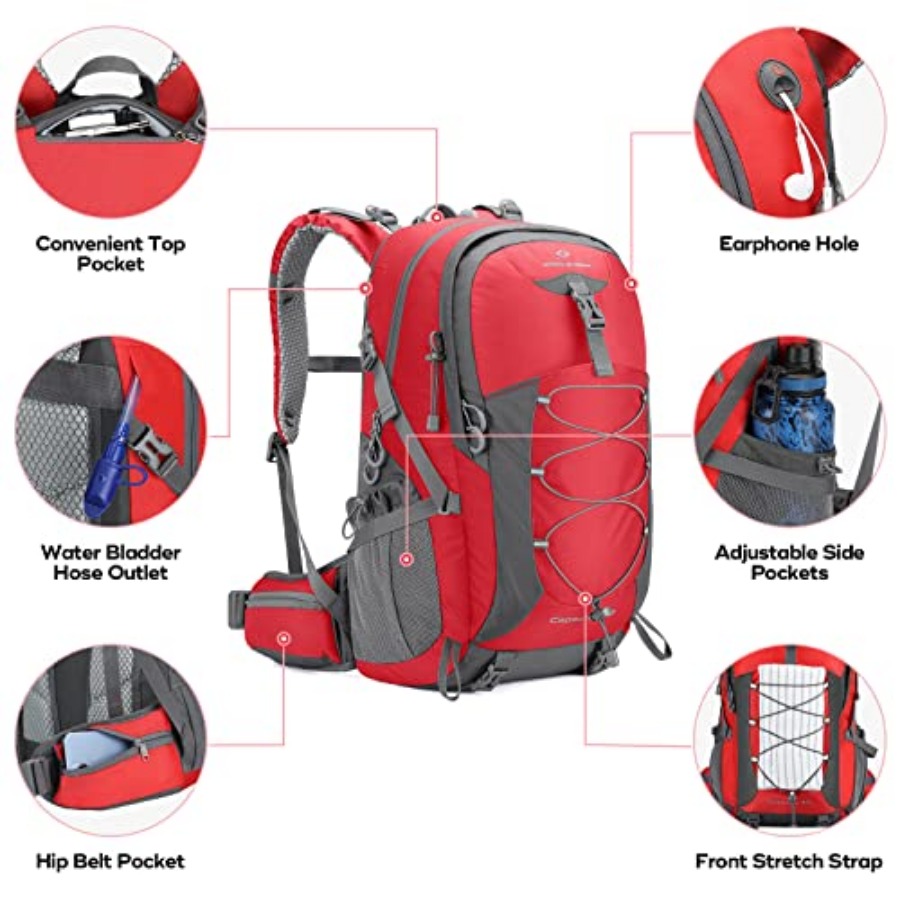 Hiking Backpack, Camping Backp - Hiking Backpack Waterproof reseña y precio