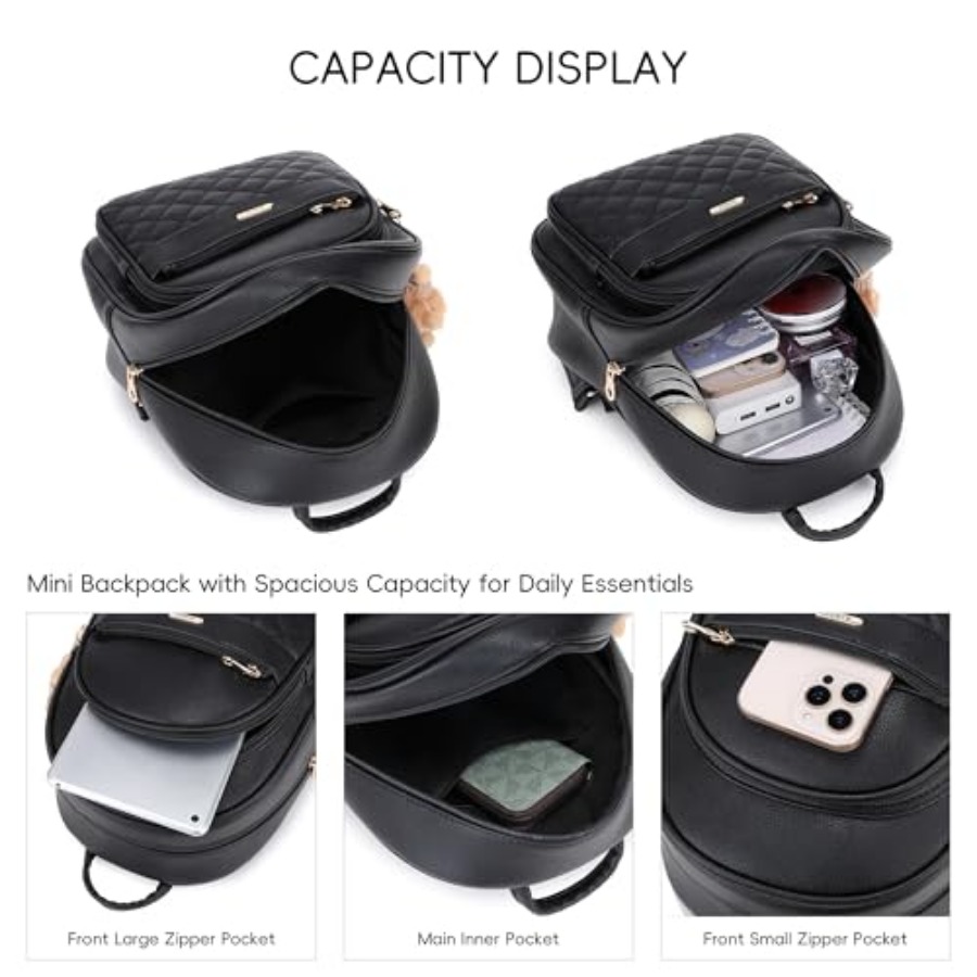 Mini Leather Backpack Purse fo - Mini Backpack Purse reseña y precio