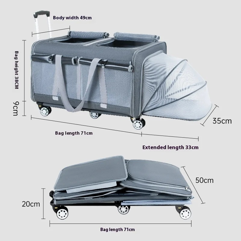 Super Large Capacity Pet Trans - Foldable Backpack Small reseña y precio
