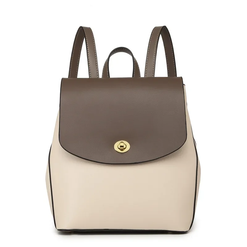Women's Bags Large Capacity Le - Leather Backpack Vintage reseña y precio