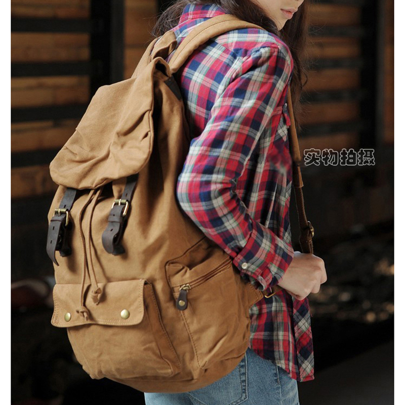 Fashion New Military Canvas Ba - Rucksack Military Style reseña y precio