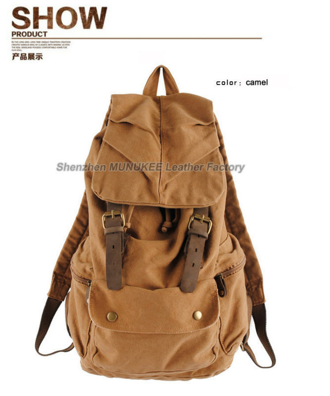 Fashion New Military Canvas Ba - Rucksack Military Style reseña y precio