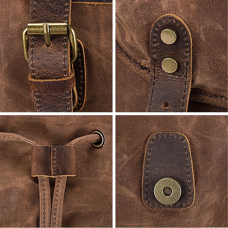 Vintage Men'S Leather Backpack - Leather Backpack Vintage reseña y precio
