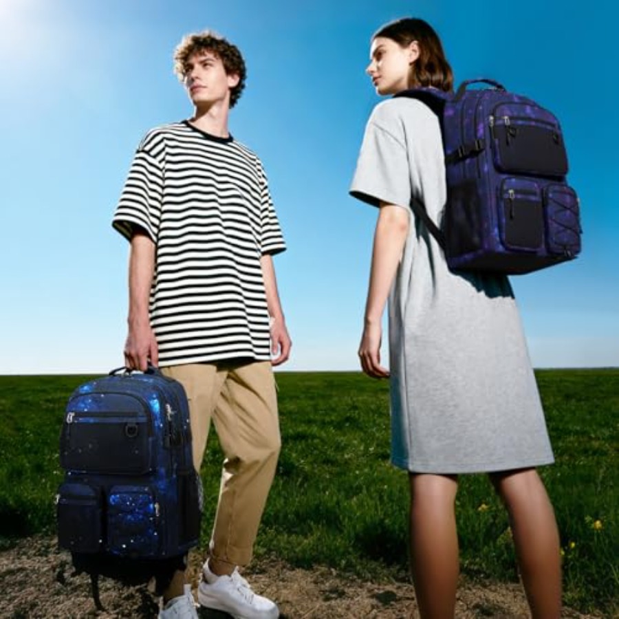 Multi-Pocket Backpack for Trav - Laptop Backpack 15.6 reseña y precio