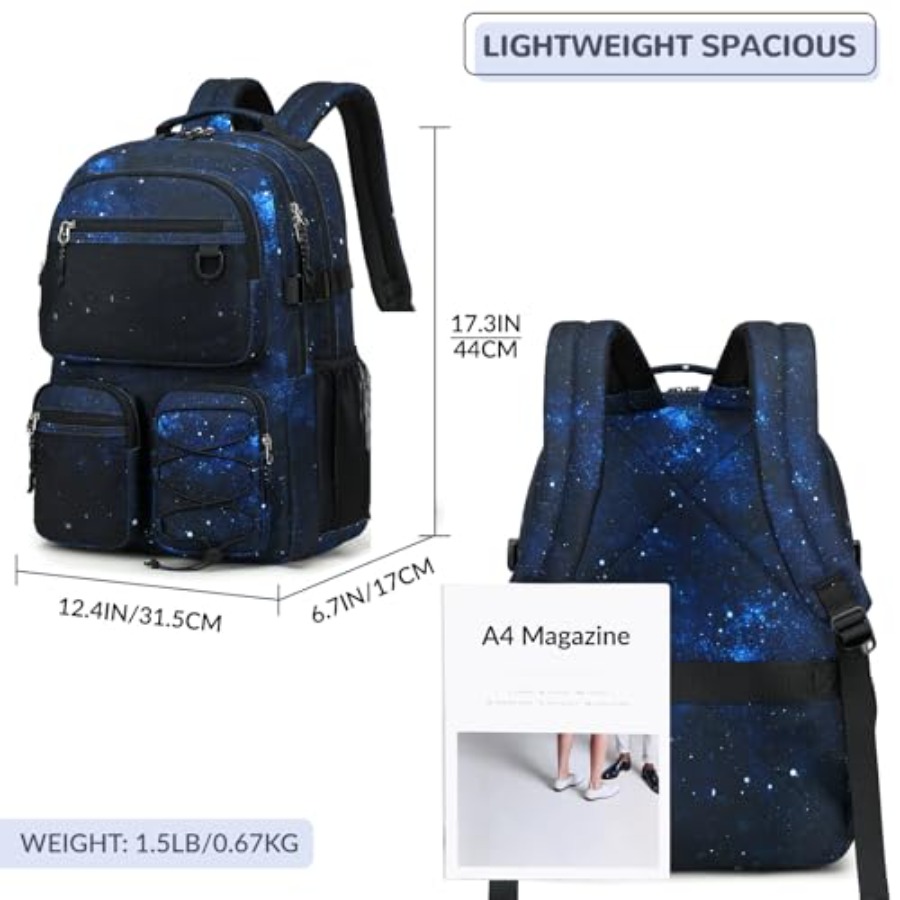 Multi-Pocket Backpack for Trav - Laptop Backpack 15.6 reseña y precio