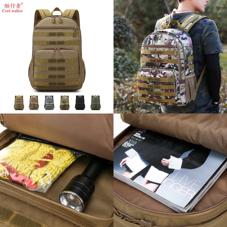 【New Arrival】Camouflage Tactic - Rucksack Military Style reseña y precio