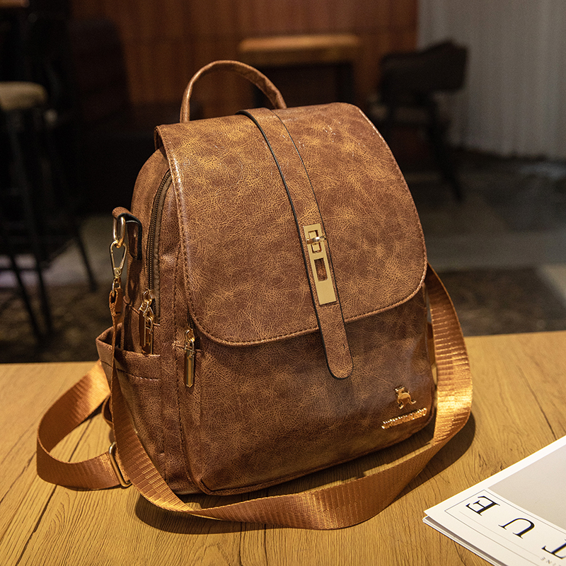 College Women Backpacks Design - Leather Backpack Vintage reseña y precio