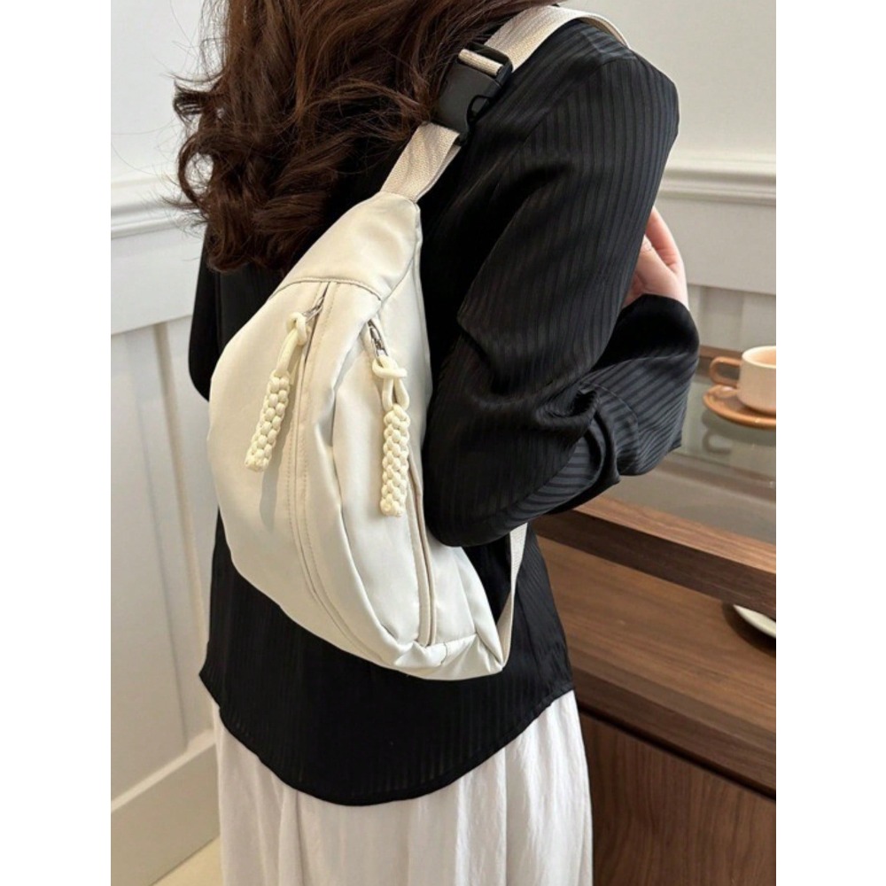 Large Capacity Nylon Chest Bag - Sling Backpack Shoulder reseña y precio