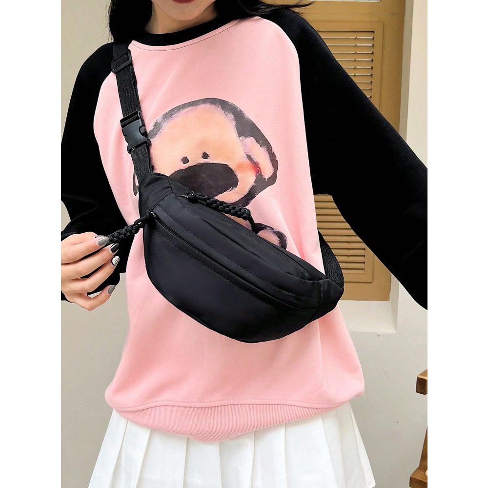 Large Capacity Nylon Chest Bag - Sling Backpack Shoulder reseña y precio