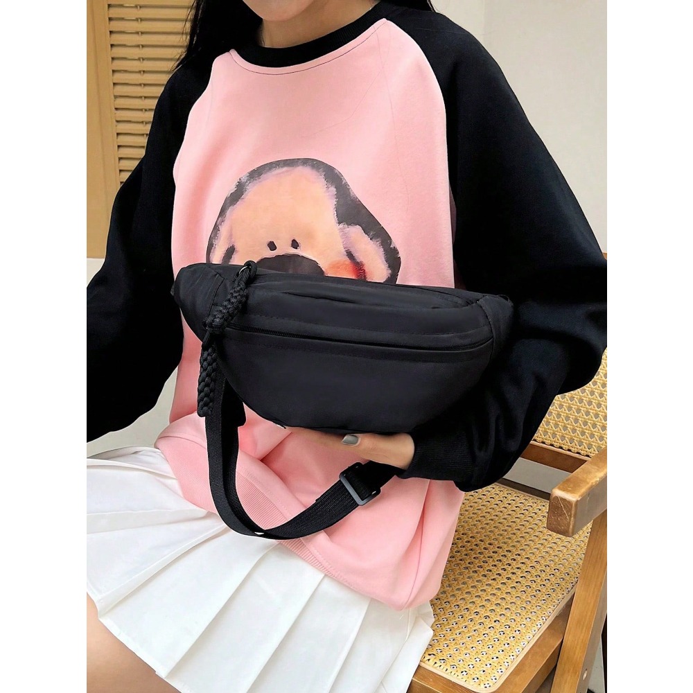 Large Capacity Nylon Chest Bag - Sling Backpack Shoulder reseña y precio
