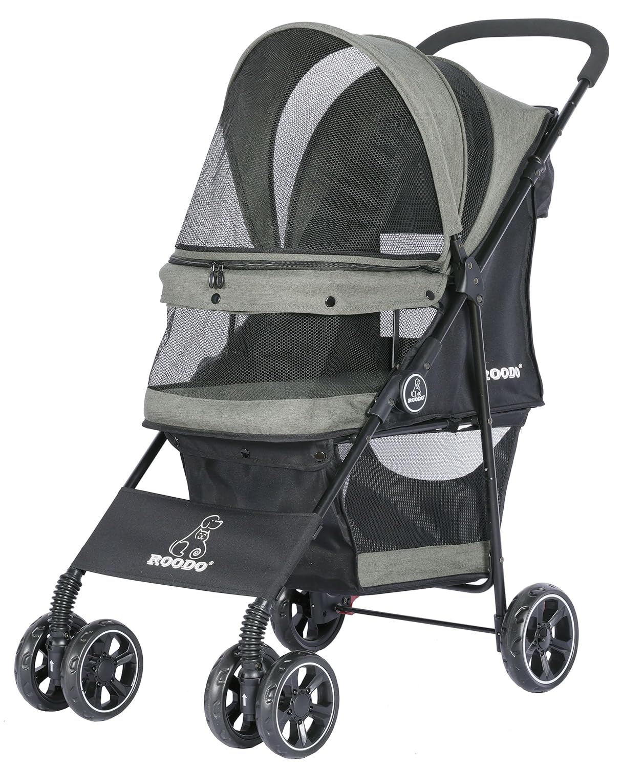 4 Wheel Dog Cat Pet Stroller,  - Foldable Backpack Small reseña y precio