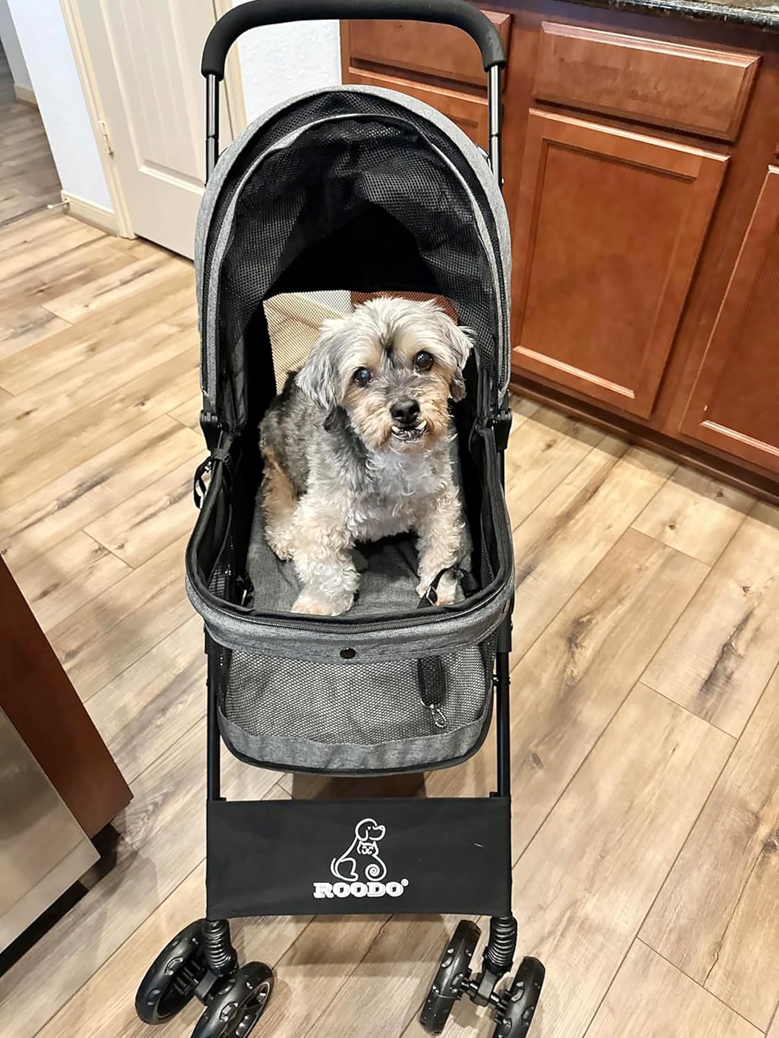 4 Wheel Dog Cat Pet Stroller,  - Foldable Backpack Small reseña y precio