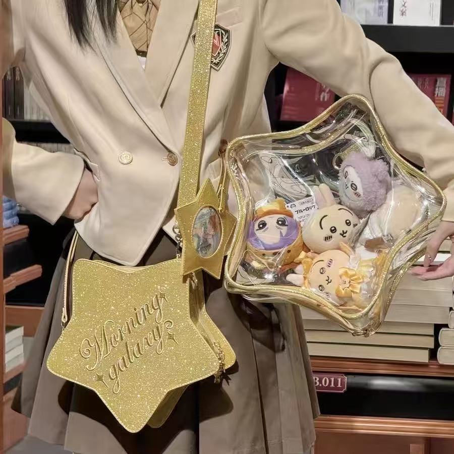Y2K Cute Bling Star Ita Crossb - Mini Backpack Purse reseña y precio