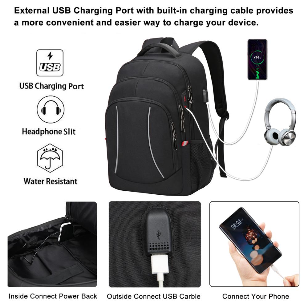 Men Multifuction Travel Laptop - Laptop Backpack 15.6 reseña y precio