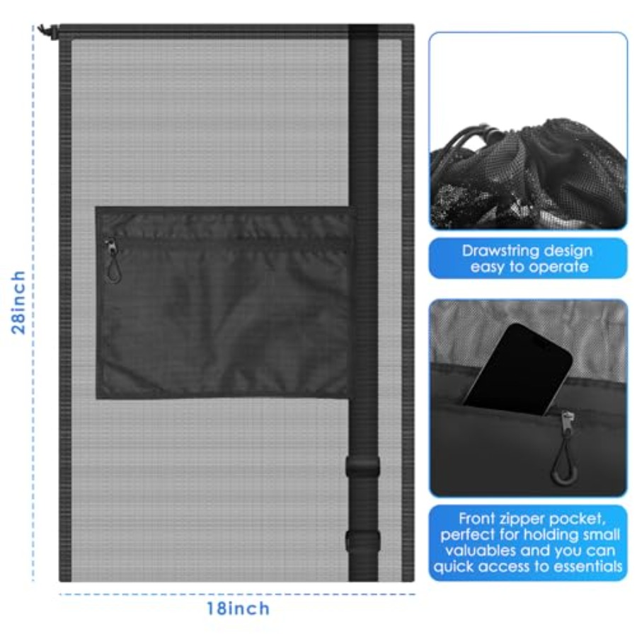 Drawstring Bag Heavy Duty Mesh - Drawstring Gym Bag reseña y precio