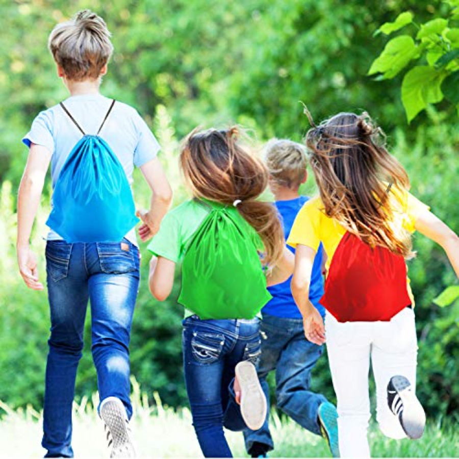 60 Pieces Drawstring Backpack  - Drawstring Gym Bag reseña y precio