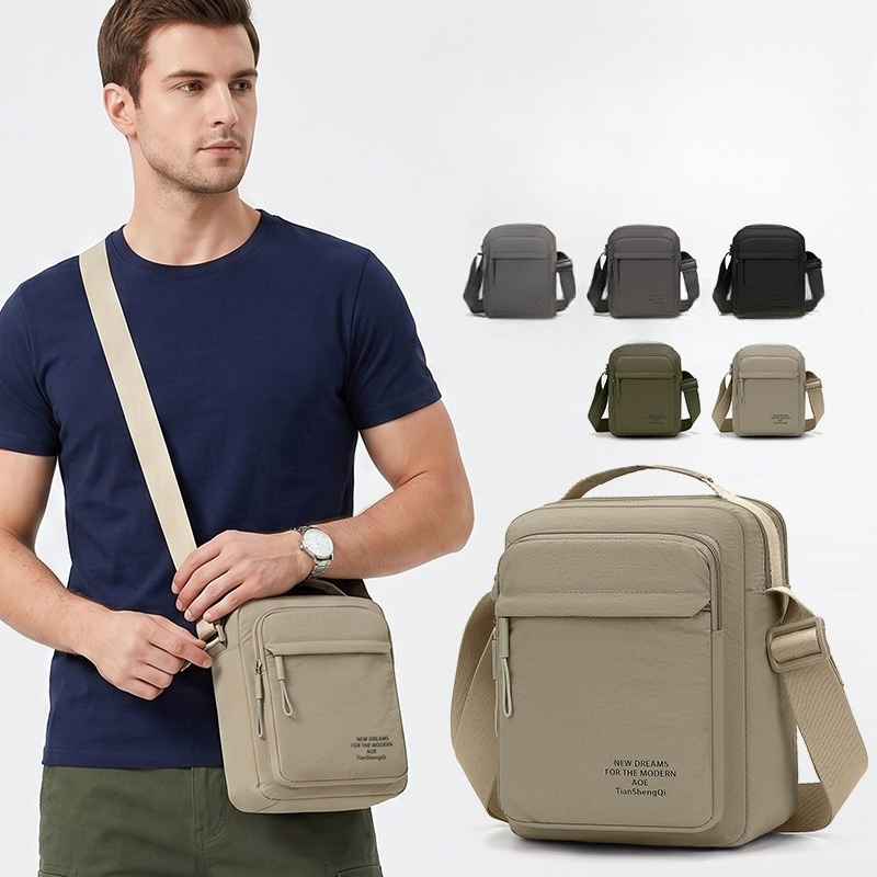 Men's Nylon Crossbody Backpack - Sling Backpack Shoulder reseña y precio