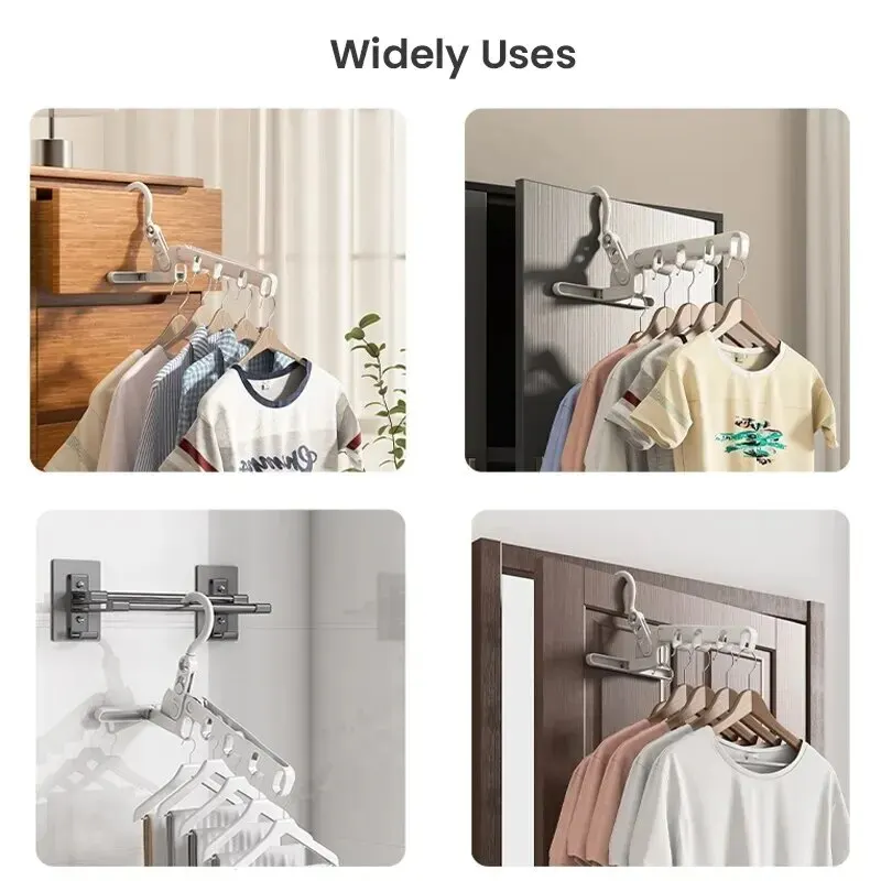 5-Hole Portable Clothes Hanger - Foldable Backpack Small reseña y precio