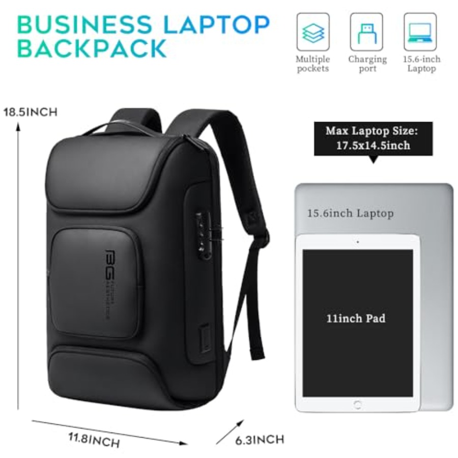 Business Backpack, Laptop Back - Laptop Backpack 15.6 reseña y precio