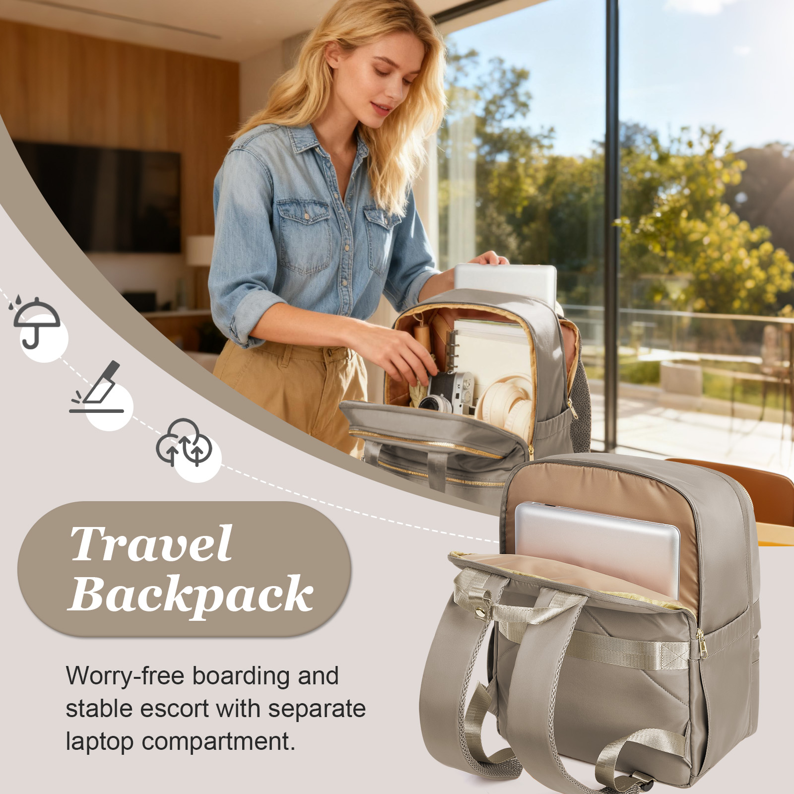Ryanair 40x30x20 Travel Backpa - Fashion Backpack Women reseña y precio