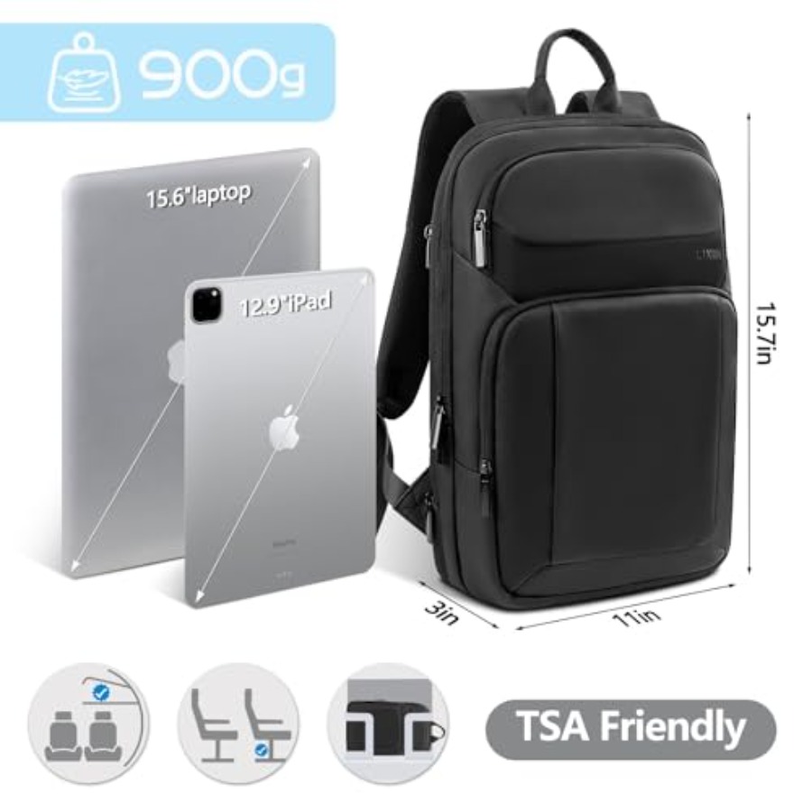 Backpack for Men Slim and Expa - Travel Backpack Anti Theft reseña y precio