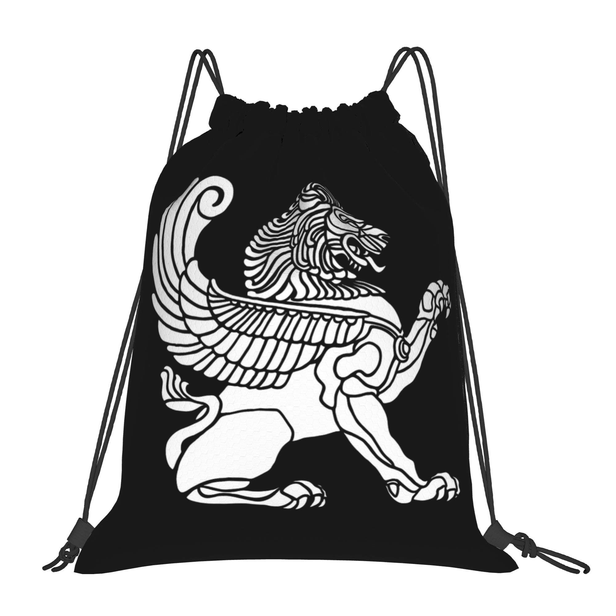 Persian Lion Iranian Iran Pers - Drawstring Gym Bag reseña y precio
